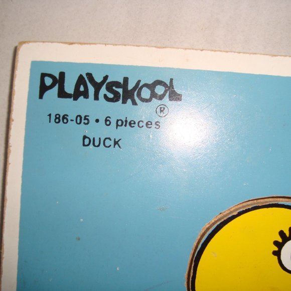 Set of 2 Puzzles - Raggedy Ann & Andy Puzzle & Duck Wood Puzzle Playskool - Picture 3 of 9